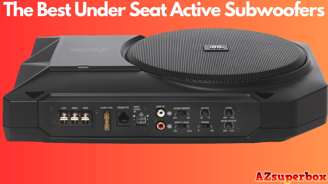 The Top Under Seat Car Active Amplified Powered Subwoofers