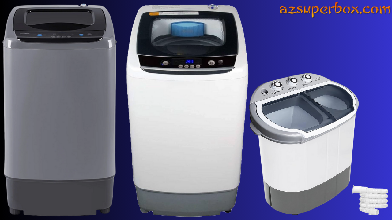 THE BEST PORTABLE WASHING MACHINES: Compact Cleaning with Mini Washers Magic!