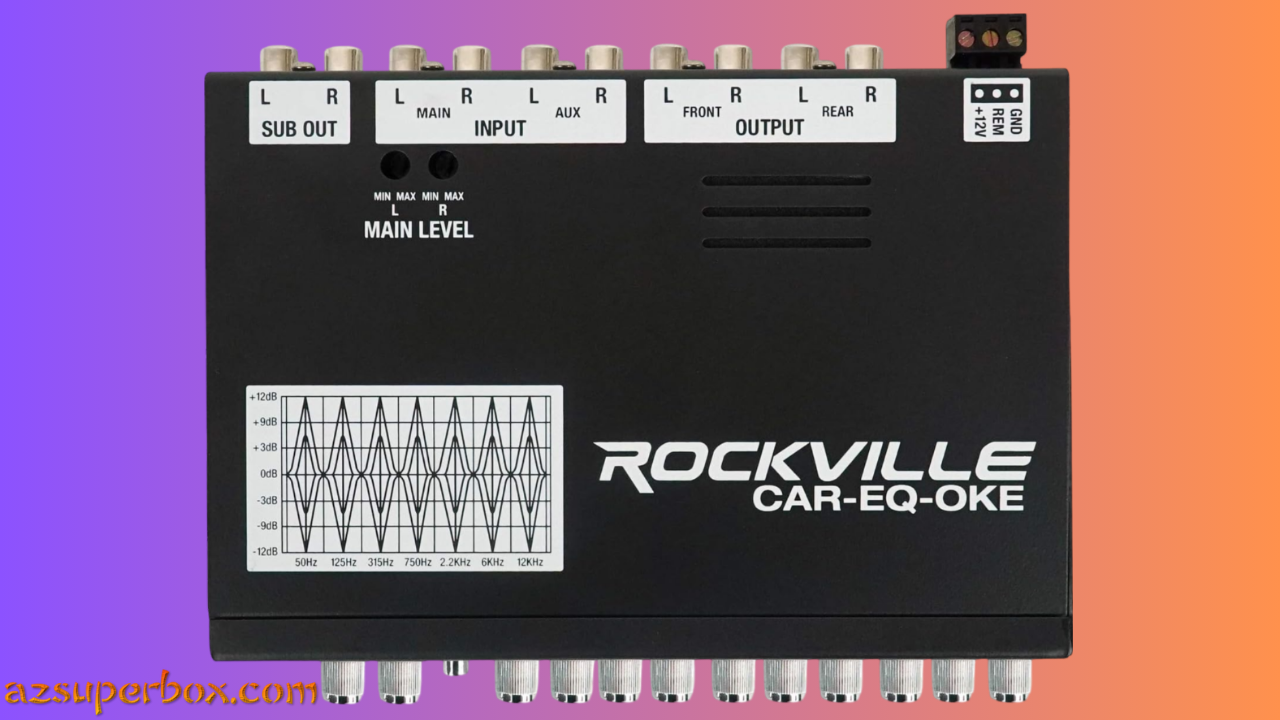 THE BEST CAR AUDIO AMPLIFIER GRAPHIC EQUALIZERS : Revitalize Your Ride with Car Amplifier Equalizers!