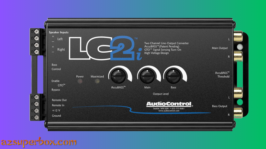 THE BEST CAR AUDIO LINE OUTPUT CONVERTERS Unleash Potential with Car Line Out Converters(LOCs
