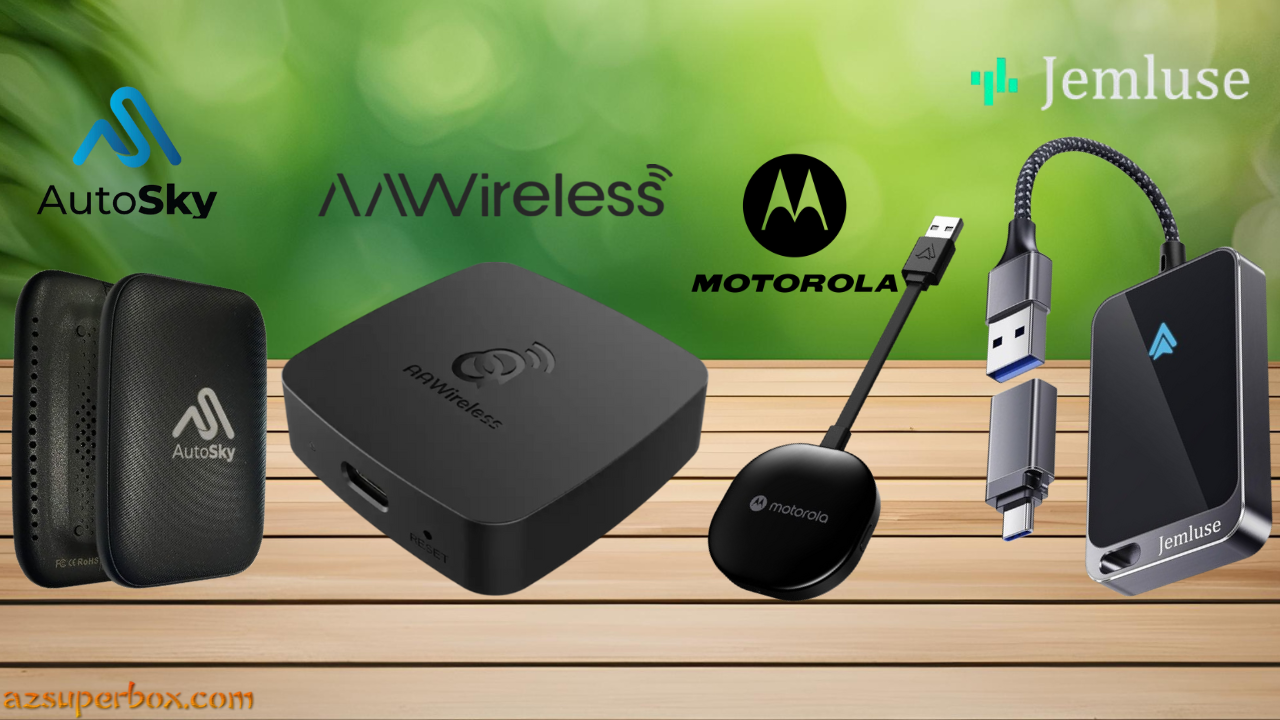 THE TOP 5 BEST ANDROID AUTO WIRELESS ADAPTERS IN 2024: Drive Freely with Android Auto Wireless Adapter!